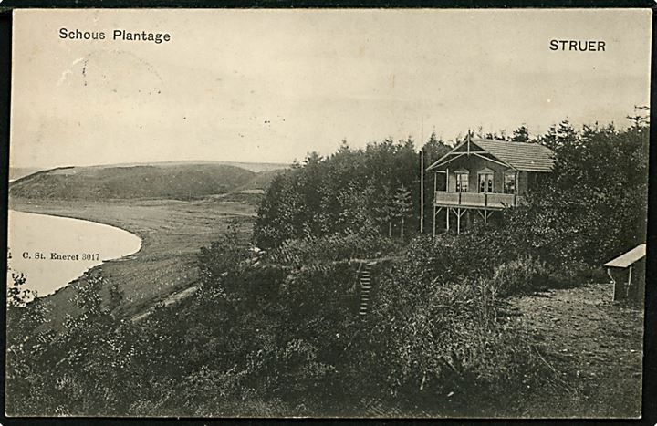 Struer. Schous Plantage. Stenders no. 3017.