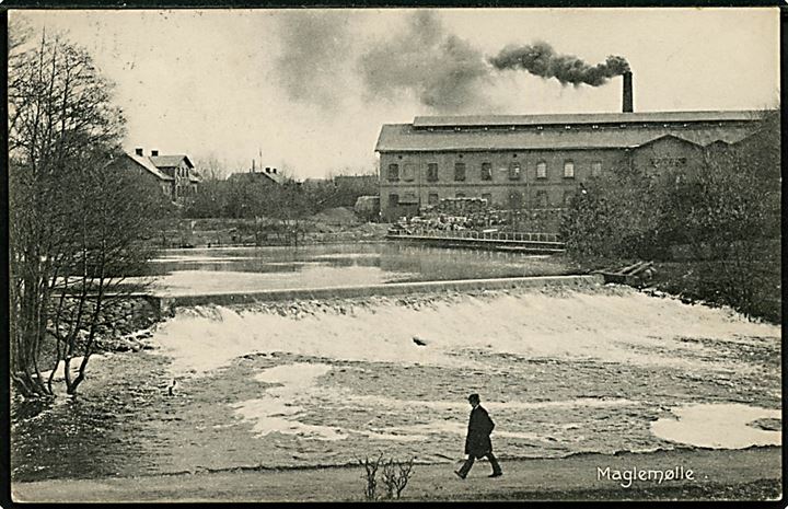 Næstved. Maglemølle papirfabrik. J. Chr. Kochs Eft. no. 7988.