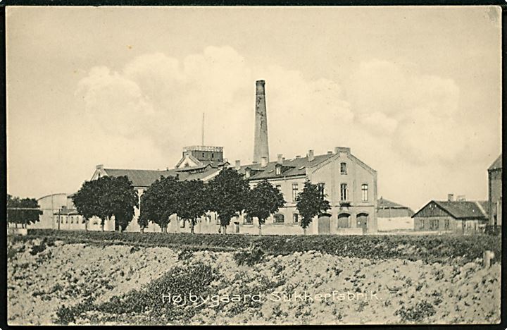 Højbygaard Sukkerfabrik ved Holeby. M. Rye Clausen no. 8502.