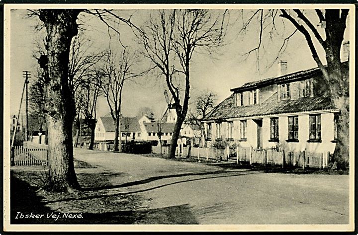 Neksø. Ibsker Vej. Stenders Bornholm no. 198.