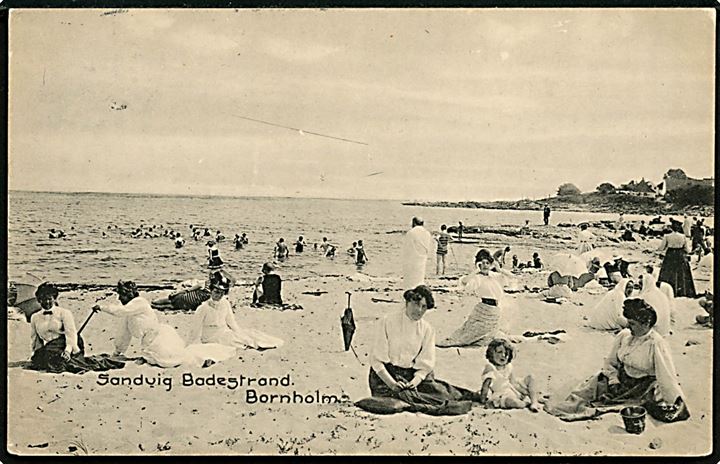 Sandvig, Badestranden. Ad. Møller u/no. 