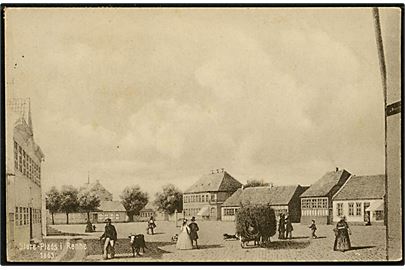 Rønne. Store Plads anno 1863. Janus Ipsens Boghandel no. 26910.