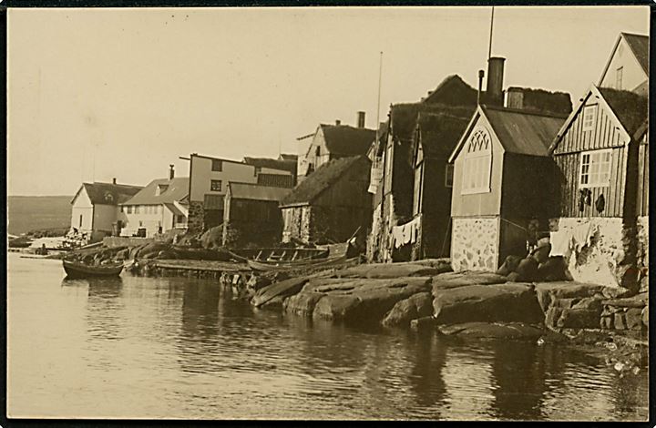 Færøerne, Thorshavn. Fotokort u/no.