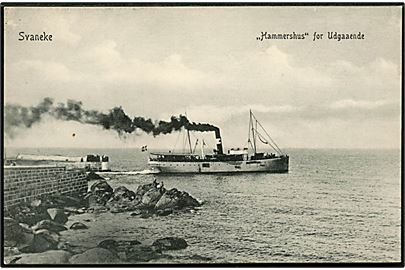 “Hammershus”, S/S, Det Østbornholmske D/S A/S for udgående fra Svaneke. P. Alstrup no. 3647.