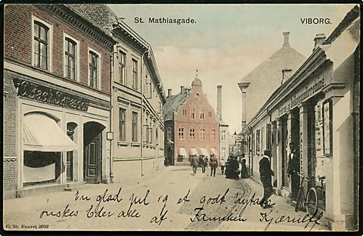 Viborg, St. Mathiasgade. Stenders no. 2602.