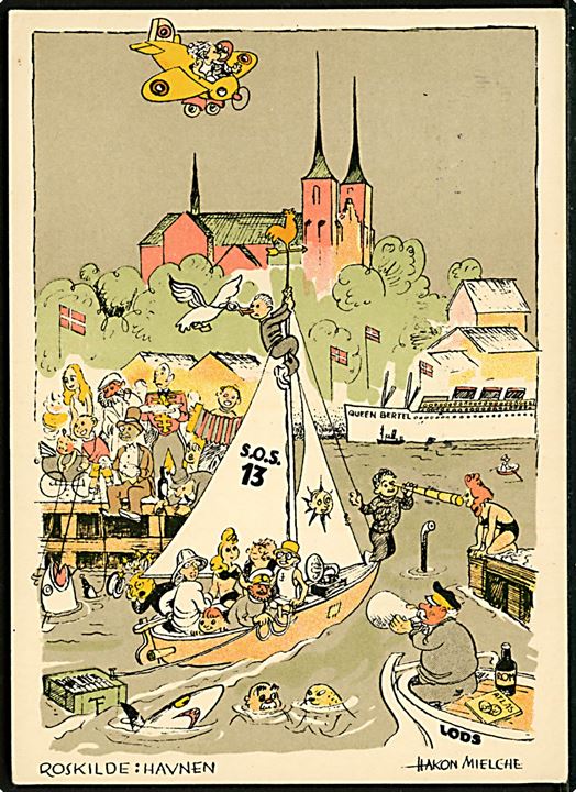 Hakon Mielche: Roskilde, Domkirken og Havnen. Flensborg Boghandel no. 1760.