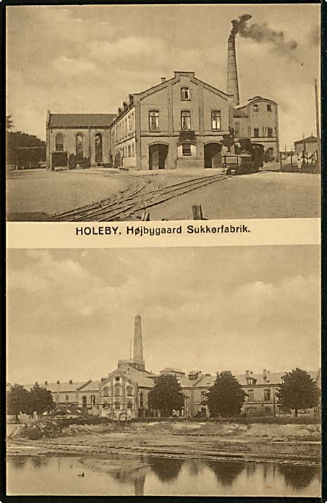 Holeby. Højbygaard Sukkerfabrik. Holeby Boghandel v/Hersleb Ingves no. 22.