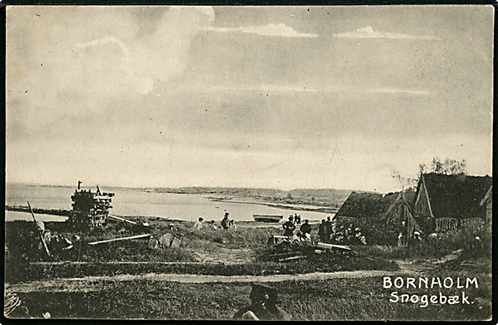 Bornholm, Snogebæk. Peter Alstrup no. 7746.