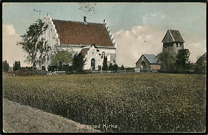 Søllested kirke. Stenders no. 14329.