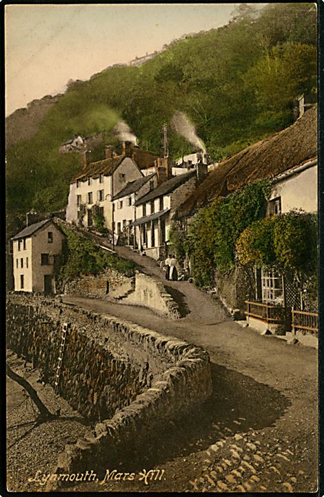 England. Lynmouth, Mars Hill. 