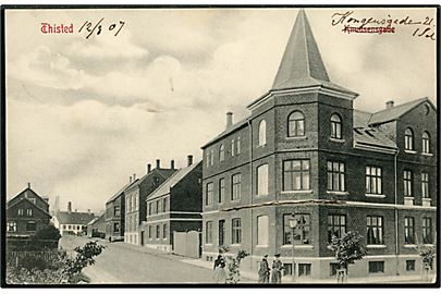 Thisted. Knudsensgade. C. Buchholtzs Boghandel no. 119.