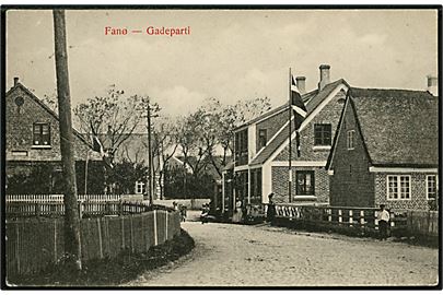 Nordby Fanø, gadeparti. C. J. C. no. 719.