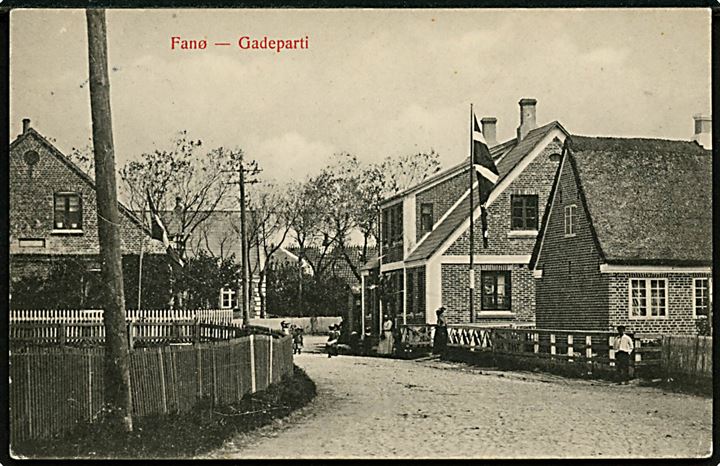 Nordby Fanø, gadeparti. C. J. C. no. 719.