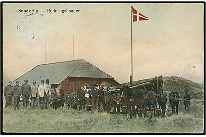 Sønderho, redningsstation og redningsbåd. C.J.C. no. 722.