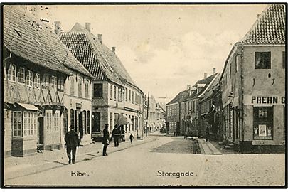 Ribe, Storegade. Stenders no. 1884