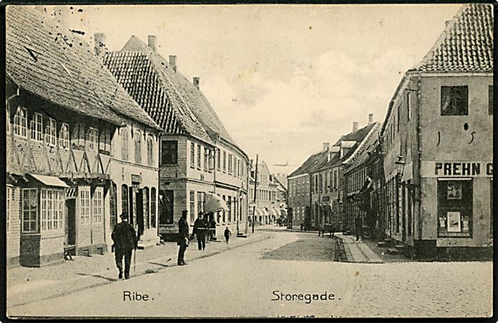 Ribe, Storegade. Stenders no. 1884