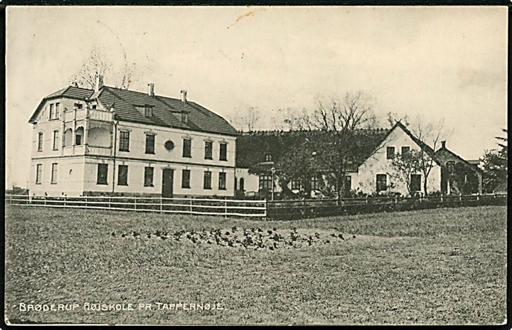 Brøderup Højskole pr. Tappernøje. A. Jensen u/no.