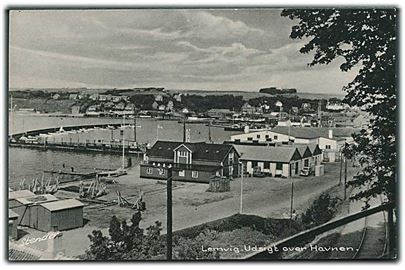 Udsigt over havnen i Lemvig. Stenders, Lemvig no. 37 K. 