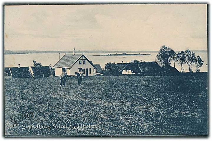 Sund med Ilholm, Svendborg. Chr. G. Kielberg no. 14498.