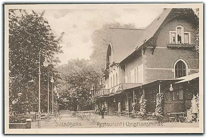 Restaurant i Christiansminde, Svendborg. Stenders no. 889.