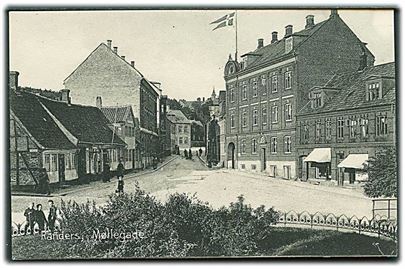 Møllegade i Randers. Stenders no. 16878.