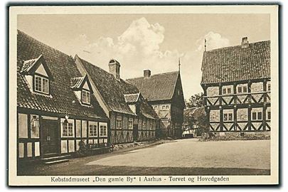 Købstadmuseet Den gamle by i Aarhus. Torvet og Hovedgaden. Alex Vincents u/no. 