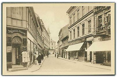 Raadhusstræde med Hagensens Nielsen i Randers. Stenders, Randers no. 137.