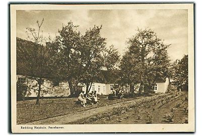 Rødding Højskole. Pærehaven. Besked fra Rødding Højskole på adresse siden. Holt & Madsen, Fotografer, u/no. 