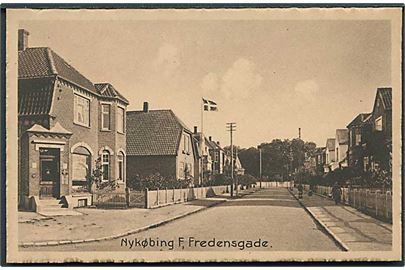 Parti fra Fredensgade i Nykøbing F. V. Kristoffersen u/no.