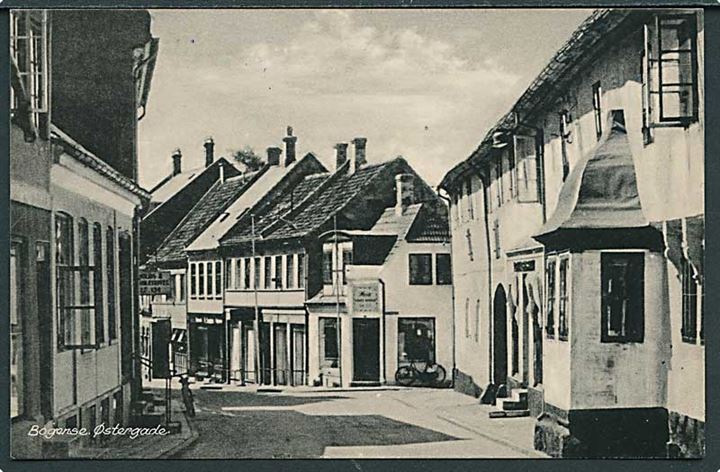 Parti fra Østergade i Bogense. A.B.C. Kiosken no. 7181.