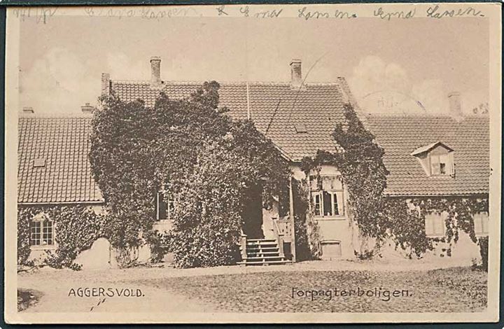 Forpagterboligen paa Aggersvold Hovedgaard. H. Søvndahl Petersen no. 15807.