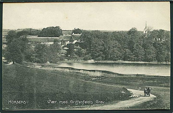 Horsens. Vær med Griffenfeldts Grav. Stenders no. 672.