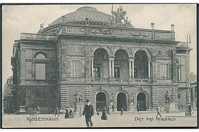 Det kongelige Teater paa Kongens Nytorv i København. Stenders no. 6103.