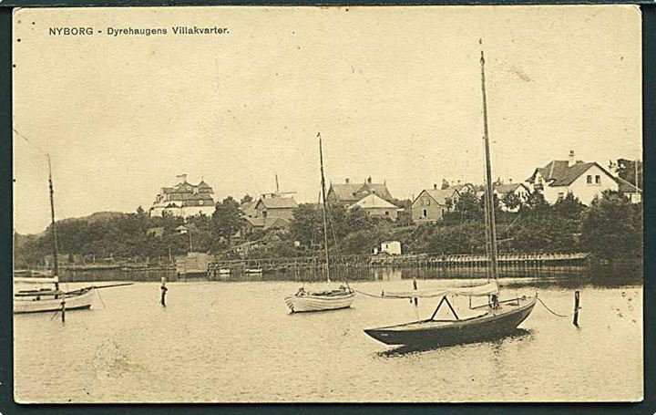 Dyrehaugens Villakvarter i Viborg. Einar O. u/no. 