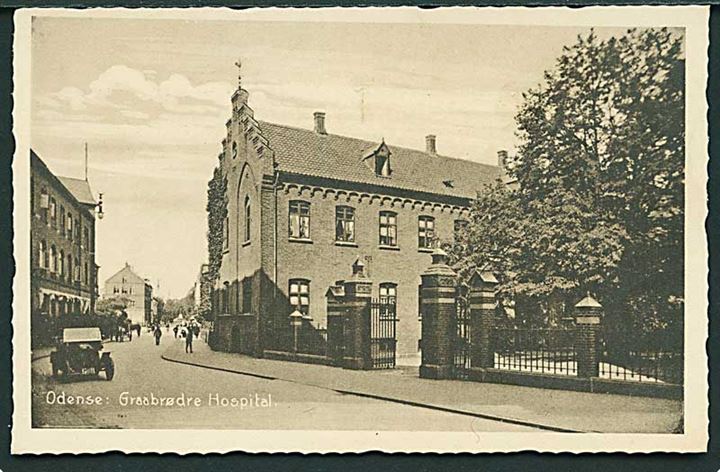 Graabrødre Hospital i Odense. Stenders, Odense no. 9.