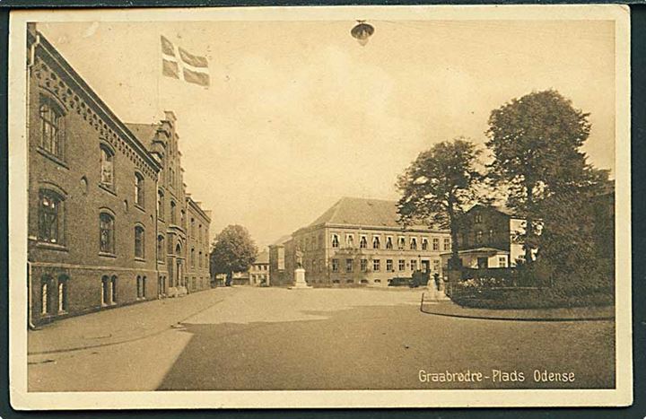 Parti fra Graabrødre Plads i Odense. I.C.P.V. u/no.