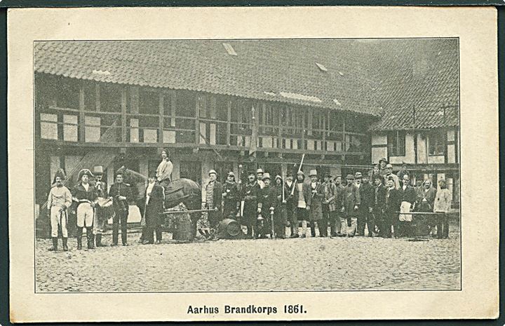 Aarhus Brandkorps anno 1861. T. Thrue u/no.