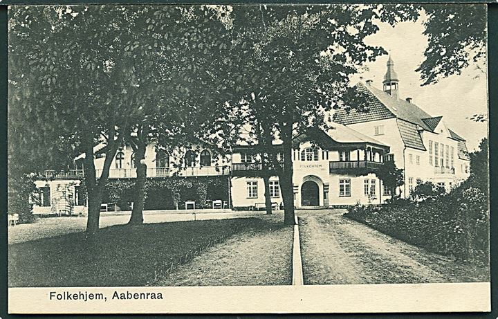 Folkehjemmet i Aabenraa. G. Glüsing no. 8287.