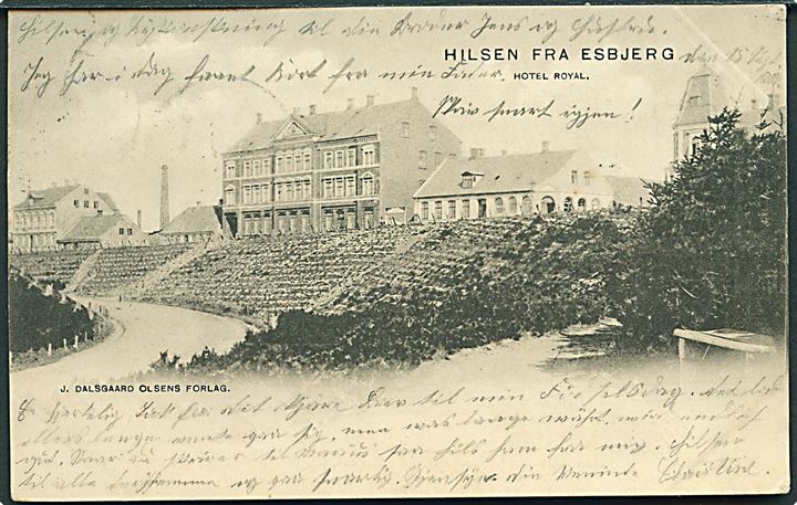 Hotel Royal i Esbjerg. J. Dalsgaard Olsen u/no.