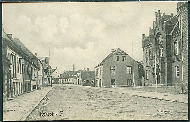 Parti fra Slotsgade i Nykøbing F. V. Kristoffersen u/no.