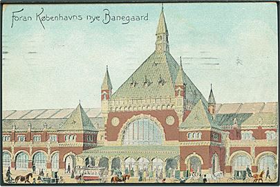 Københavns nye banegaard. stenders no. 18.