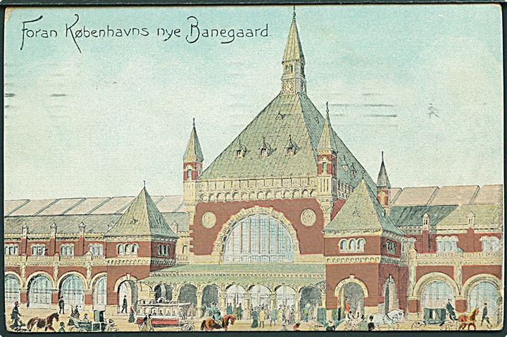 Københavns nye banegaard. stenders no. 18.