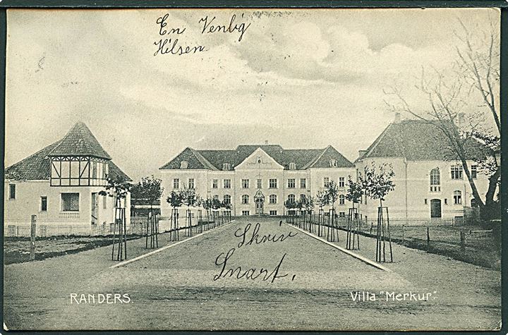 Villa Merkur i Randers. Stenders no. 5873.