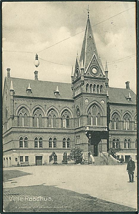 Raadhuset i Vejle. N.J. Mehlsen no. 4800.