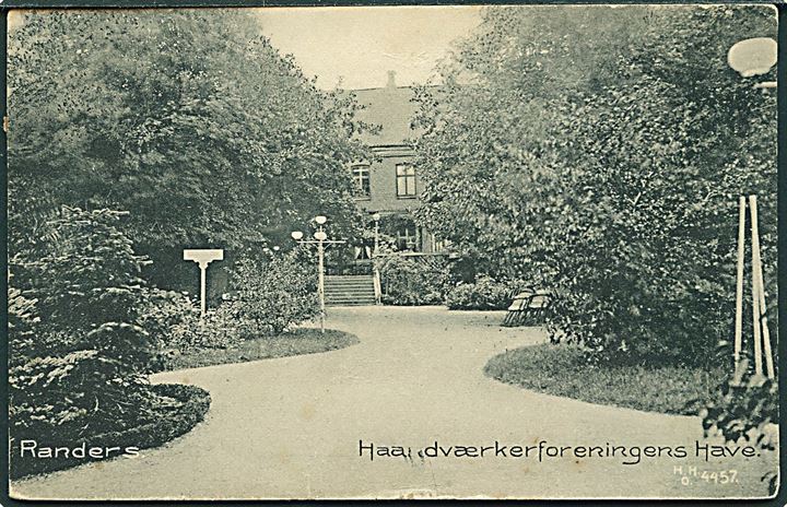 Haandværkerforeningens have i Randers. H.H.O. no. 4457.