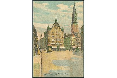 Amager Torv og Nicolai Kirke i København. A.C. no. 312.