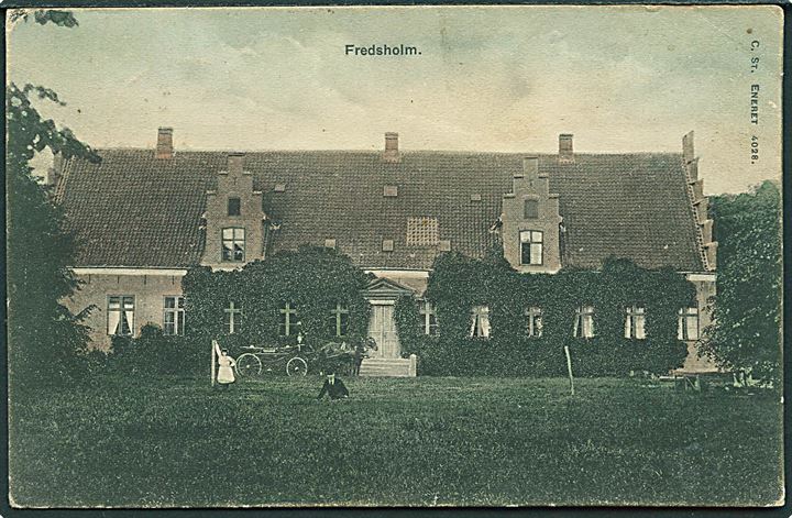 Fredsholm. Stenders no. 4028. Sendt fra Ringkøbing.