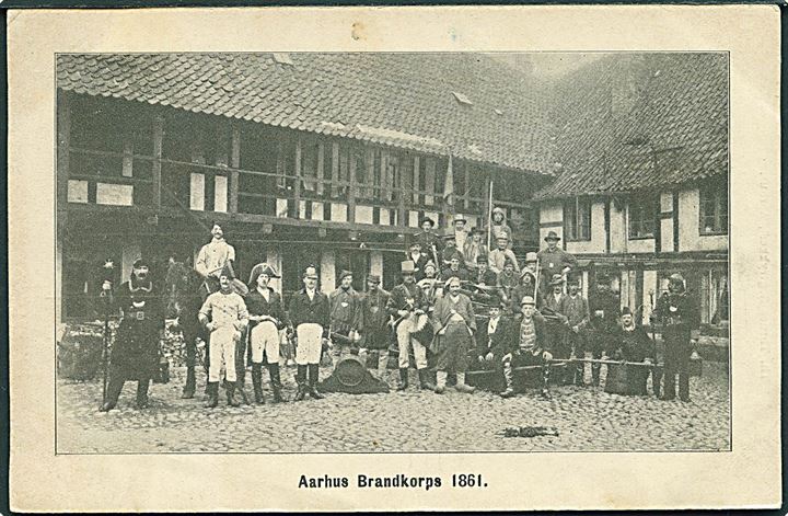 Aarhus brandkorps anno 1861. T. Thrues u/no.