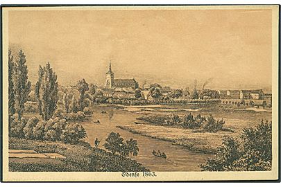 Odense anno 1863. Stenders no. 26881.