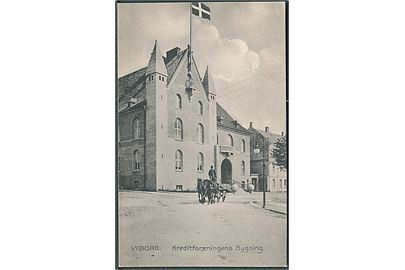 Kredtforeningens bygning i Viborg. Stenders no. 13087.